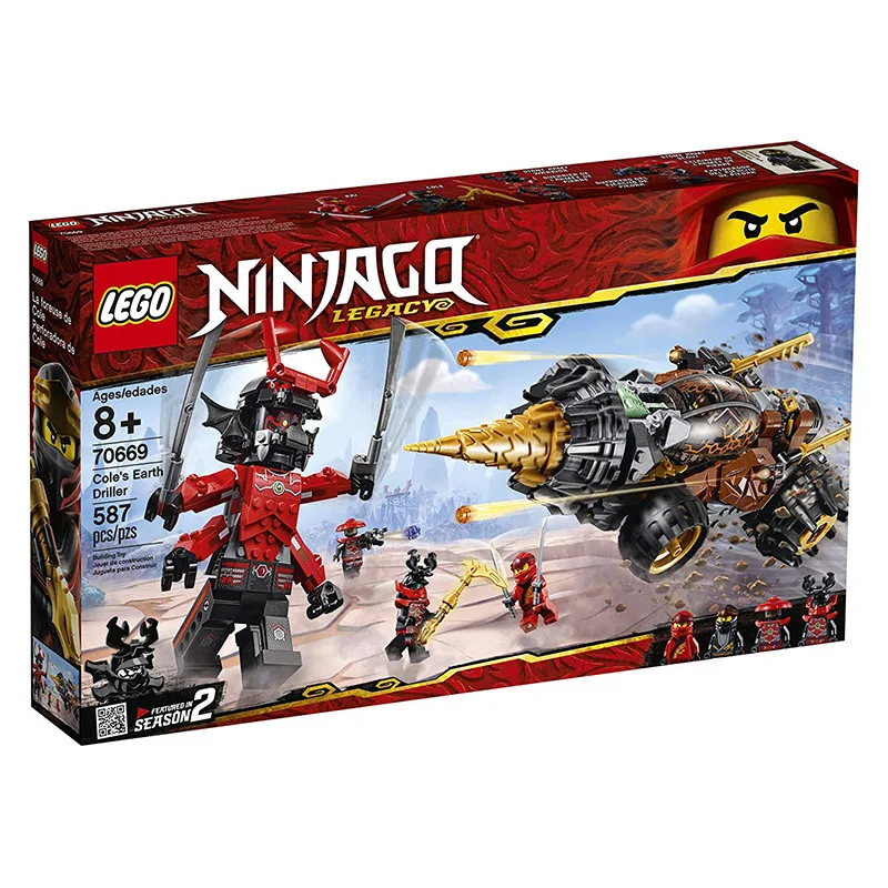 Строительный набор LEGO NINJAGO Legacy Cole's Earth Driller 70669 (587 шт.) строительные блоки сделай