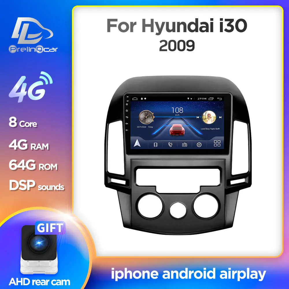 Android 9.0 System Car IPS Touch Screen Stereo For HYUNDAI I30 Manual air conditioner player Stereo Android 9.0 System Car IPS Touch Screen Stereo For HYUNDAI I30 Manual air conditioner player Stereo