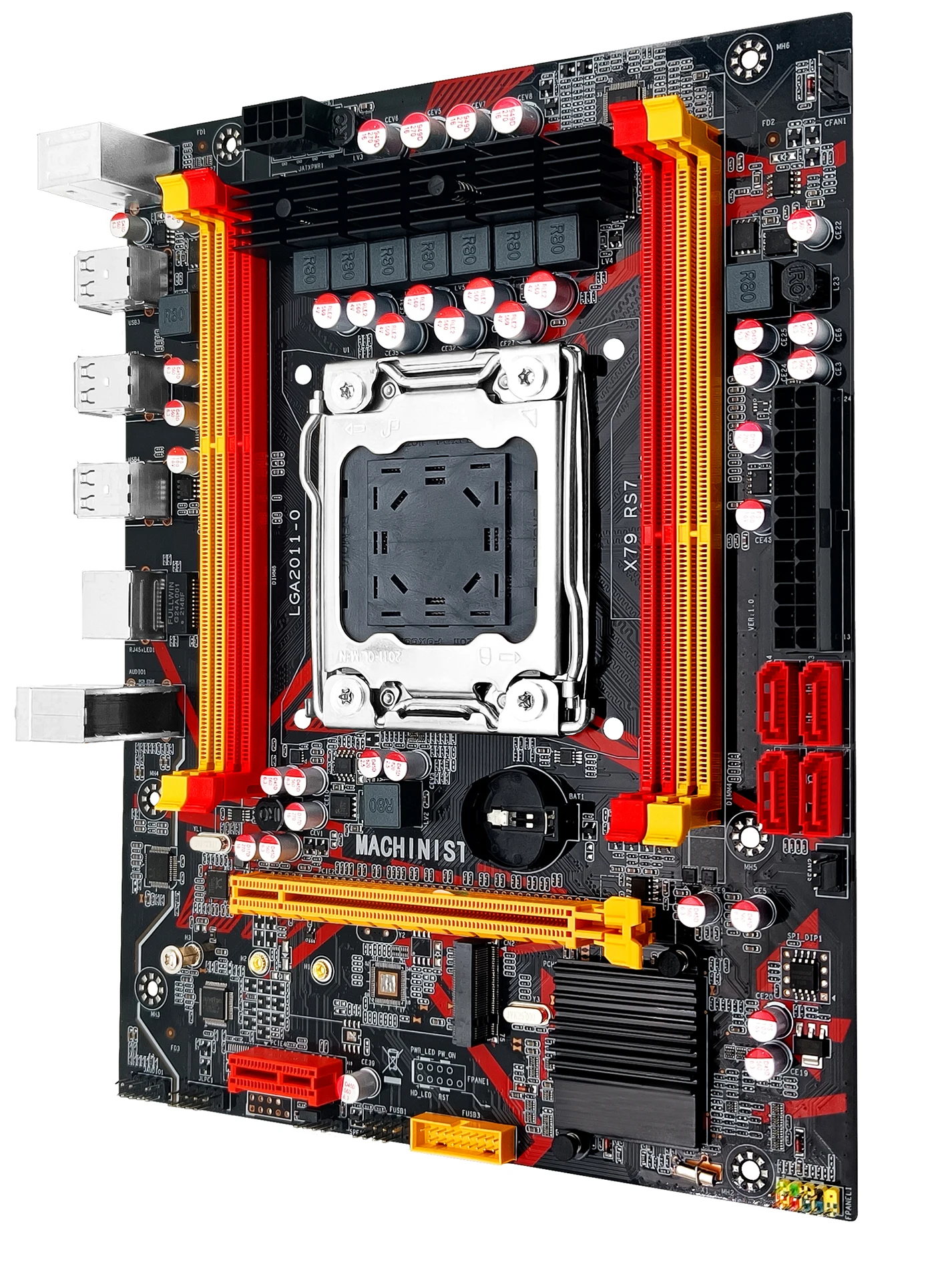 best gaming motherboard MACHINIST X79 Motherboard LGA 2011 Support Intel Xeon E5 V1&V2 CPU Processor DDR3 ECC RAM Memory NVME M.2 SATA 3.0  X79 RS7 latest motherboard for desktop