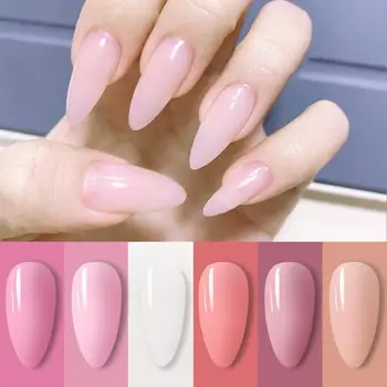 

6 Colors Soak Off UV Gel Nail Polish Varnish Double-end File Brush Manicure Kit