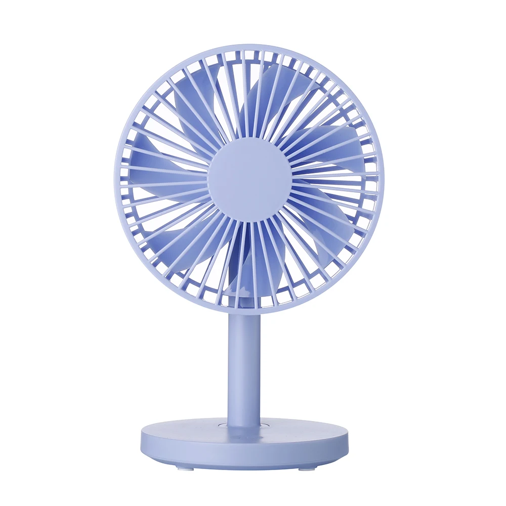 

Protable Desktop Fan USB Mini Electric Fan Table Fan 3-Speed Wind Adjustable(blue)