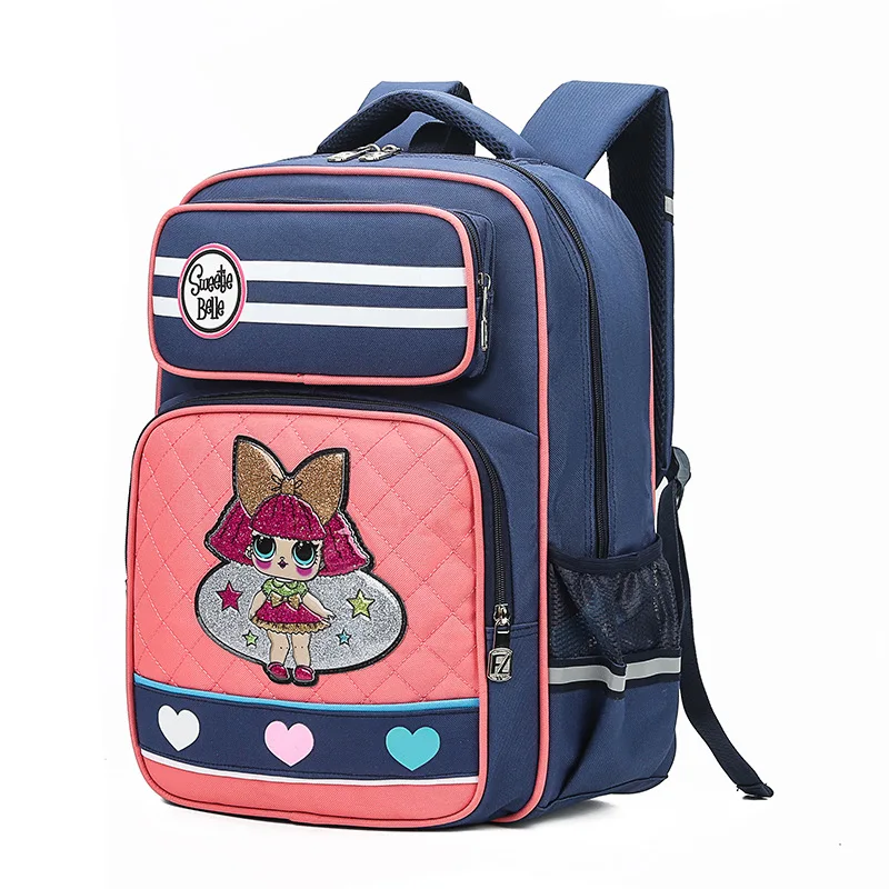 

Children's schoolbags Primary School Students Grade 2-5 Boys and Girls English Cartoon Backpack Lightweight Burden Reduction