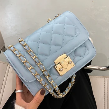 

Fashion Diamond Lattice Small Shoulder Bags for Women 2020 High Quality Pu Leather Ladies Crossbody Bag Purses and Handbags Sac
