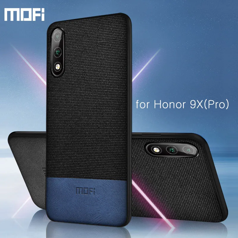 Чехол для Huawei honor 9x оригинальный чехол MOFi pro защитная тканевая Силиконовая задняя