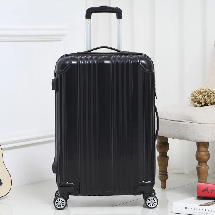 Для женщин на колесах для Чемодан Carry-ons Для женщин путешествий вращающиеся колеса Чемодан на колесах 20 мм/22 мм/24 дюйма салон троллейбуса коробка Мода