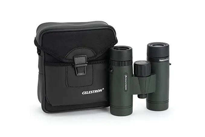 Бинокль Celestron 71400 TrailSeeker 8x32(армейский зеленый), телескоп ночного видения для охоты, кемпинга, наблюдения за птицами на открытом воздухе