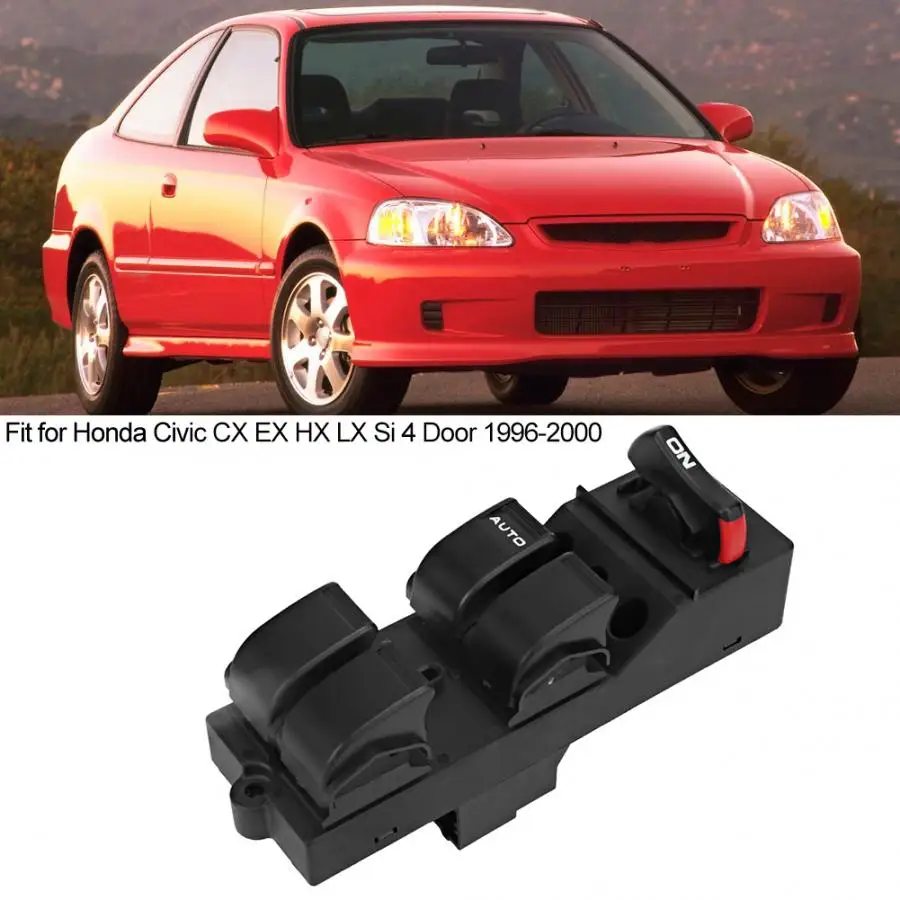 ABS мастер переключатель окна, пригодный для Honda Civic CX EX HX LX Si 4 двери 1996-2000 83593-S04-9500 автомобильные аксессуары