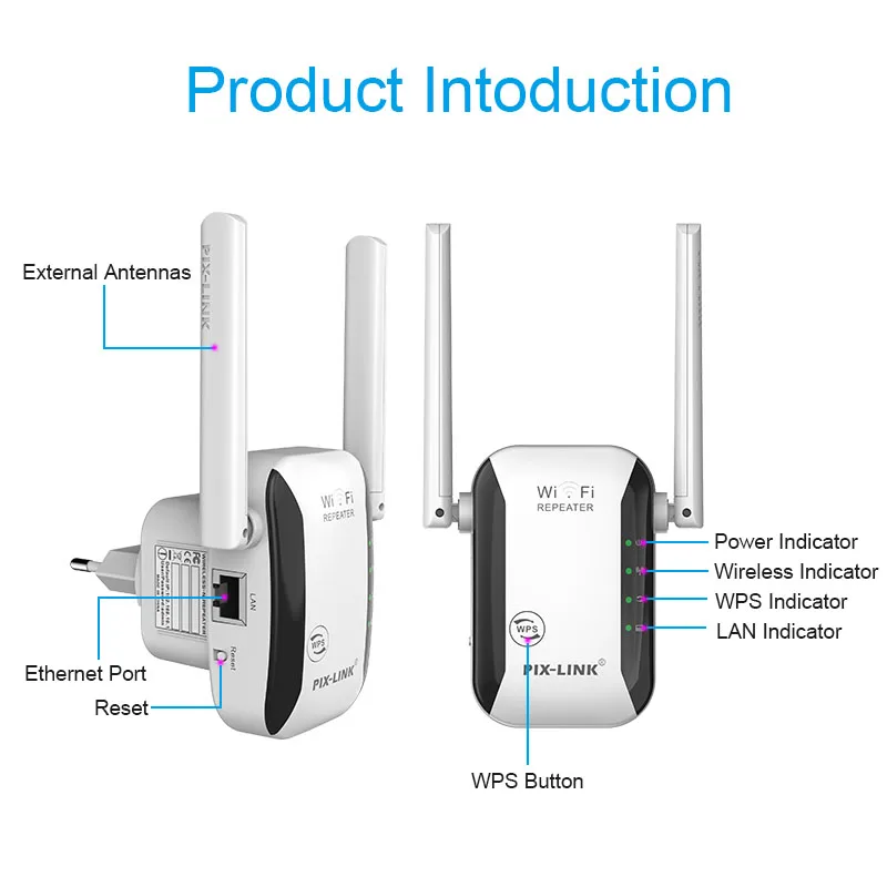 Không Dây-N Repeater Wifi 802.11n/B/G Mạng Wi Fi Bộ Định Tuyến 300Mbps Phạm Vi Mở Rộng Tăng Cường Tín Hiệu bộ Mở Rộng WIFI Ap Wps Mã Hóa best wifi extenders signal booster for home