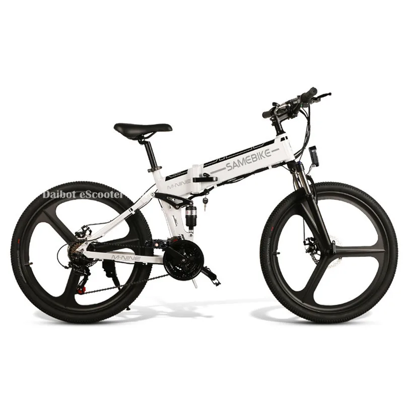 SAMEBIKE LO26 мощный электрический велосипед 21 скорость 30 км/ч 48 В 350 Вт складной со