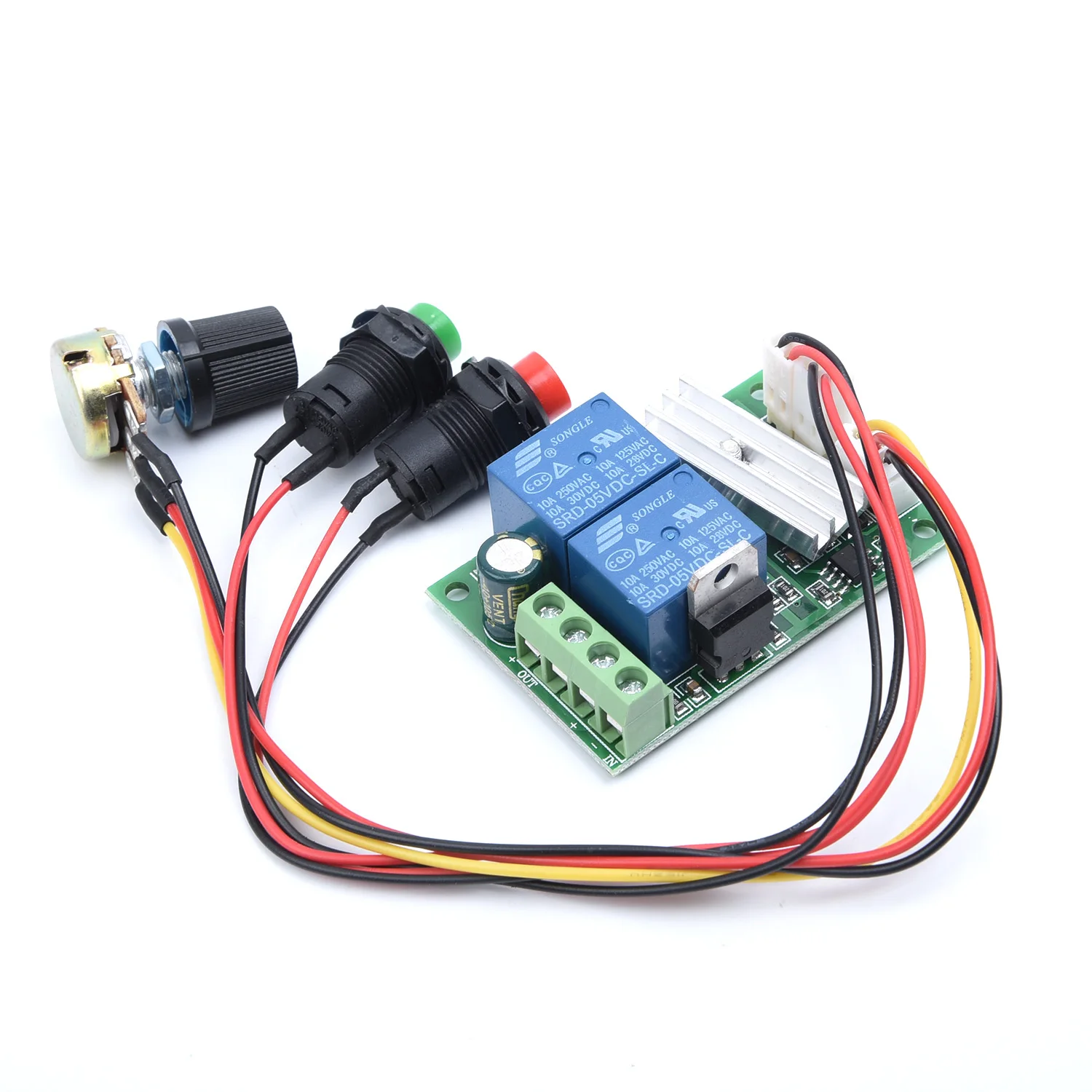 6 V-24 V 3A DC регулятор скорости двигателя Лер ШИМ-регулятор реверсивный переключатель комплект
