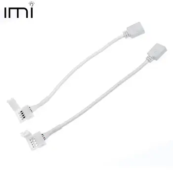 

RGB LED Strip Connector 4pin 10mm Free Welding Connector 5pcs/lot for SMD 3528 5050 RGB LED Strip