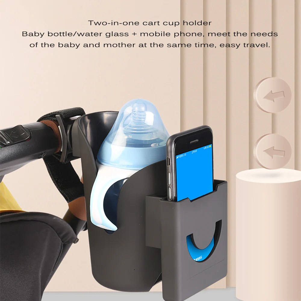 Universal Stroller Cup Holder Multifunctional Stroller Accessories Baby