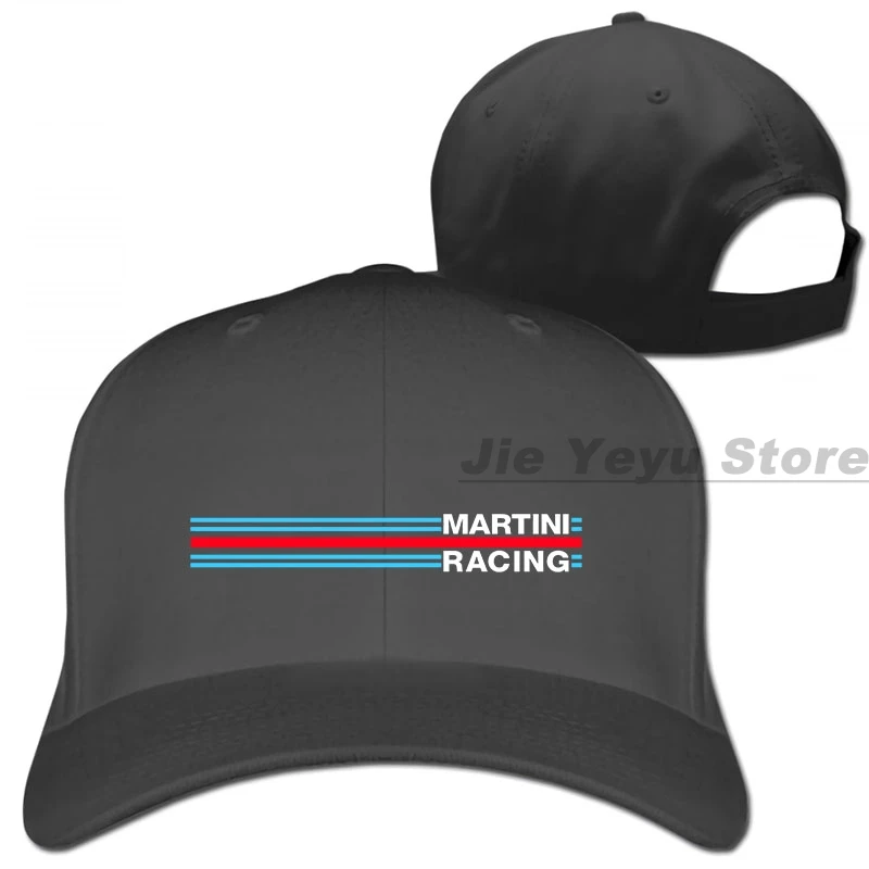 Бейсбольная кепка Martini Racing(в полоску) для мужчин и женщин, Кепка-Дальнобойщик, модная Регулируемая Кепка