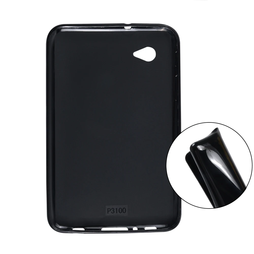 

Case For Samsung Galaxy Tab 2 7.0 inch GT-P3100 P3110 P3113 Soft Silicone Protective Shell Shockproof Tablet Cover Bumper Funda
