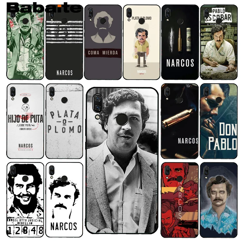 Чехол для телефона Babaite Narcos TV series чехол Xiaomi Redmi4X 6A 9 Go Redmi 5 5Plus Note8T 7 Note6Pro|Бамперы| |