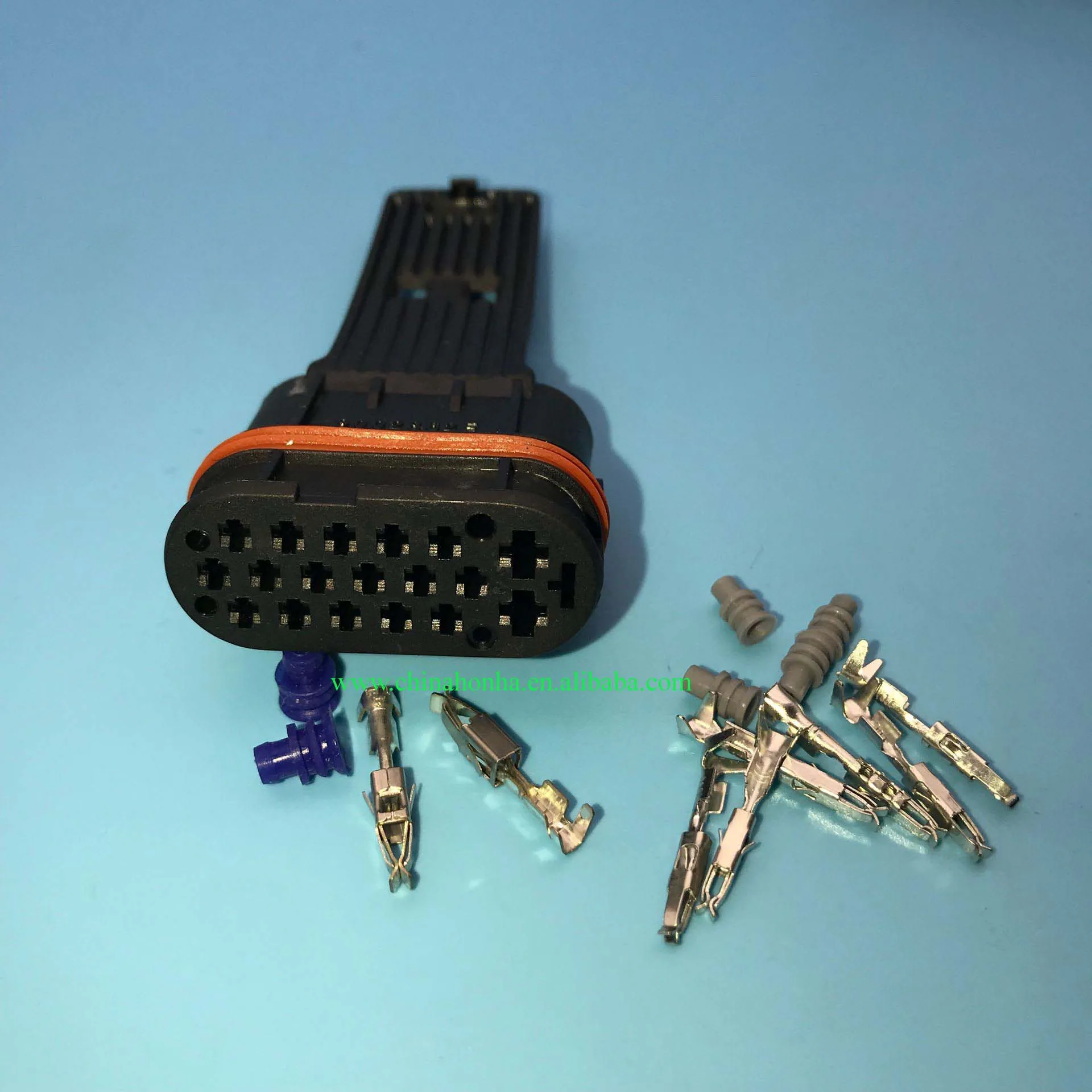 9002862E DJ7181-1.5-3.5-21 герметичный 18 Контактов женский жгут проводов Автомобильный Электрический разъем - Название цвета: 50 connector