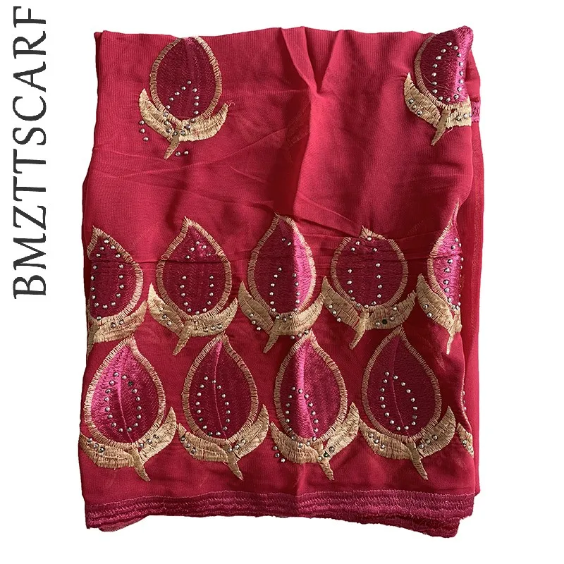 CLEAR STOCK 10 PIECES 1 LOT! African Women Scarfs High Qaulity Chiffon Scarf Big Size Scarfs for Shawls - Цвет: Color 18