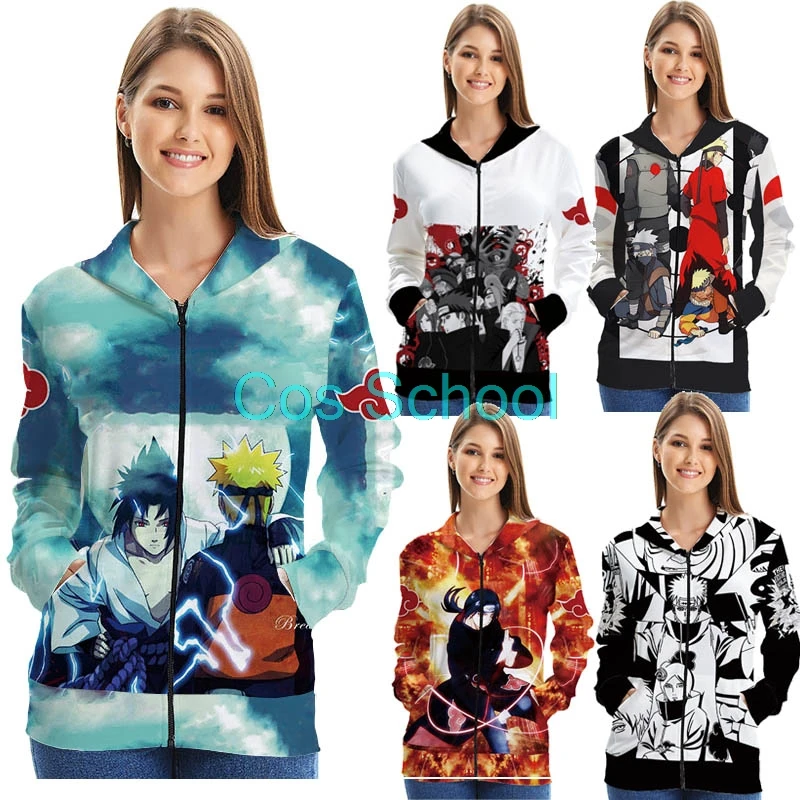 Cos школа Учиха Итачи Косплей куртка Аниме Наруто толстовки Uzumaki наруто костюмы