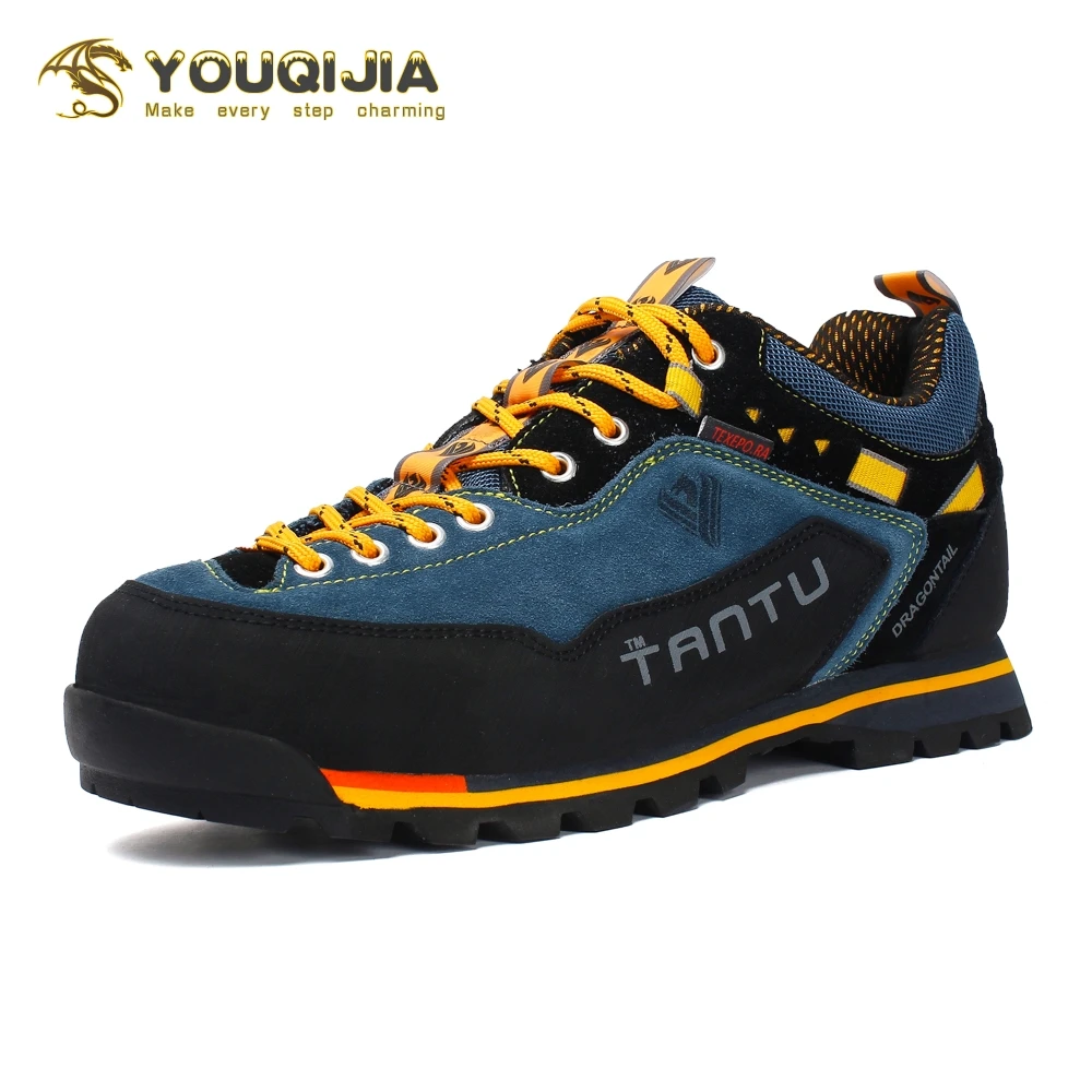 

Outdoor Leisure Boots Men's Trekking Hunting Sneakers Trekking Waterproof Hiking Mountain Climbing Shoes Men Work Safety Boots