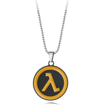 

Half-Life Alyx Necklace Metal Pendant Chain Game Choker Necklaces Fashion Jewelry for Men Gifts