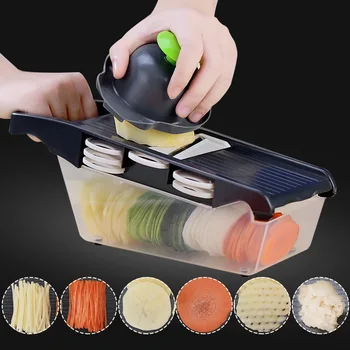 

Vegetable Fruit Slicer Grater Cutter Peeler Multifunctional Potato Peeler Carrot Grater Drain Basket Kitchen Tool Accessories