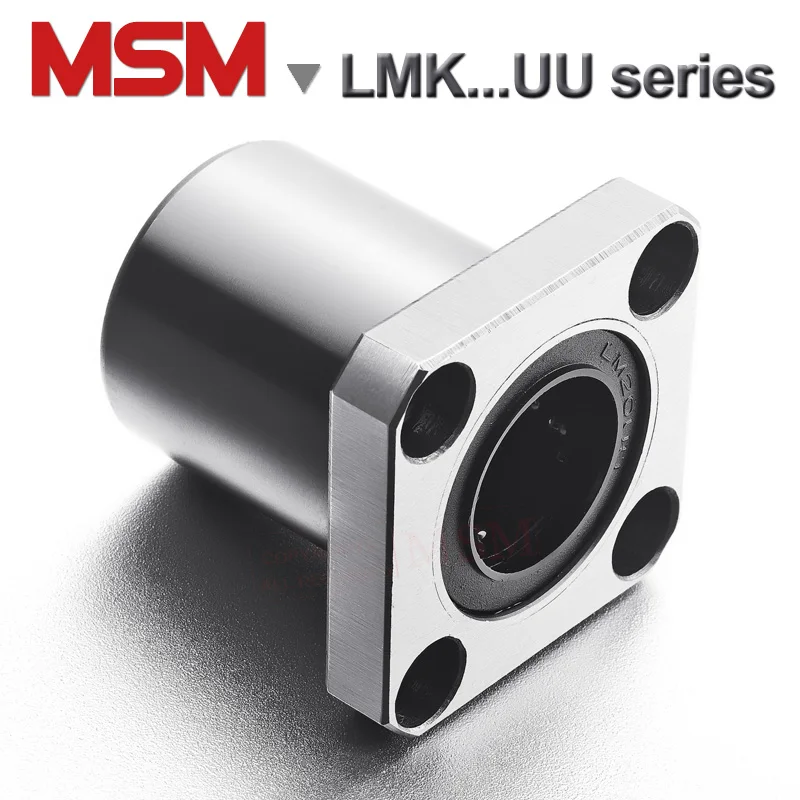 

MSM LHFS/SMK/LMK6UU LMK8UU LMK8SUU LMK10UU LMK12UU LMK16UU LMK20UU LMK25UU LMK30UU LMK35UU Square Flange Linear Bearings (mm)