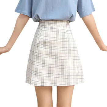 

Women Summer Vintage High Waist A-Line Print Skirt Casual Ladies Fashion Gothic Mini Skirt