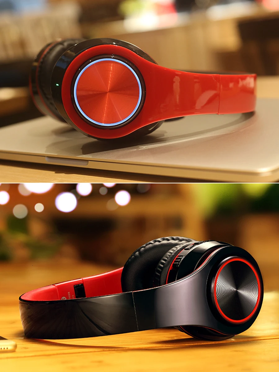 Bluetooth Hoofdtelefoon Draadloze Koptelefoon игровая гарнитура Super Bass met Microfoon TF карта helmen для телефона ПК