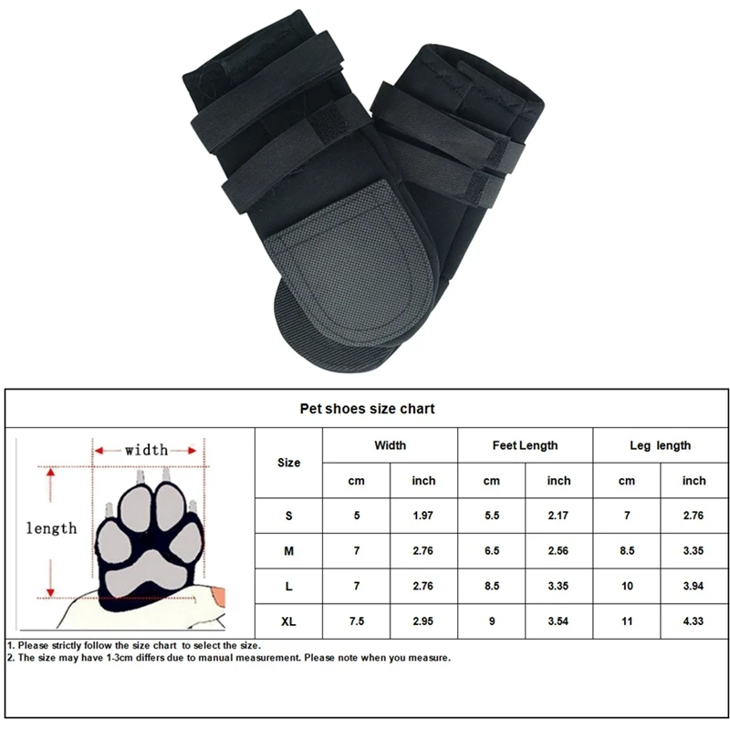 2 Pcs/lot Pet Paw Protector Dog Boots For Front Paws Soft And Breathable Shoes Easy To Wear