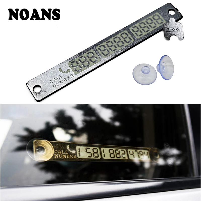 Carta Di Parcheggio Temporanea N. Luminosa Per Jetta Mk6 Kia Rio 3 4 Ceed Cerato Sportage Picanto Sorento Optima Carens Vw Golf 7 5 6