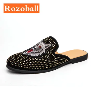 

Half-Shoes Men Formal Shoes Cheap Light Men Slippers Flat Breathable Men Loafers Moccasins Comfort Shoes Dropshipping Rozoball