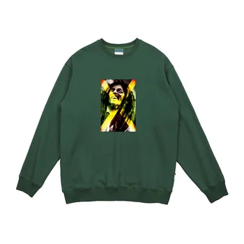 

jah rasta reggae rock star high quality Cotton fleece men women O neck sweatshirts natural thick warm fabric no cap hoodies