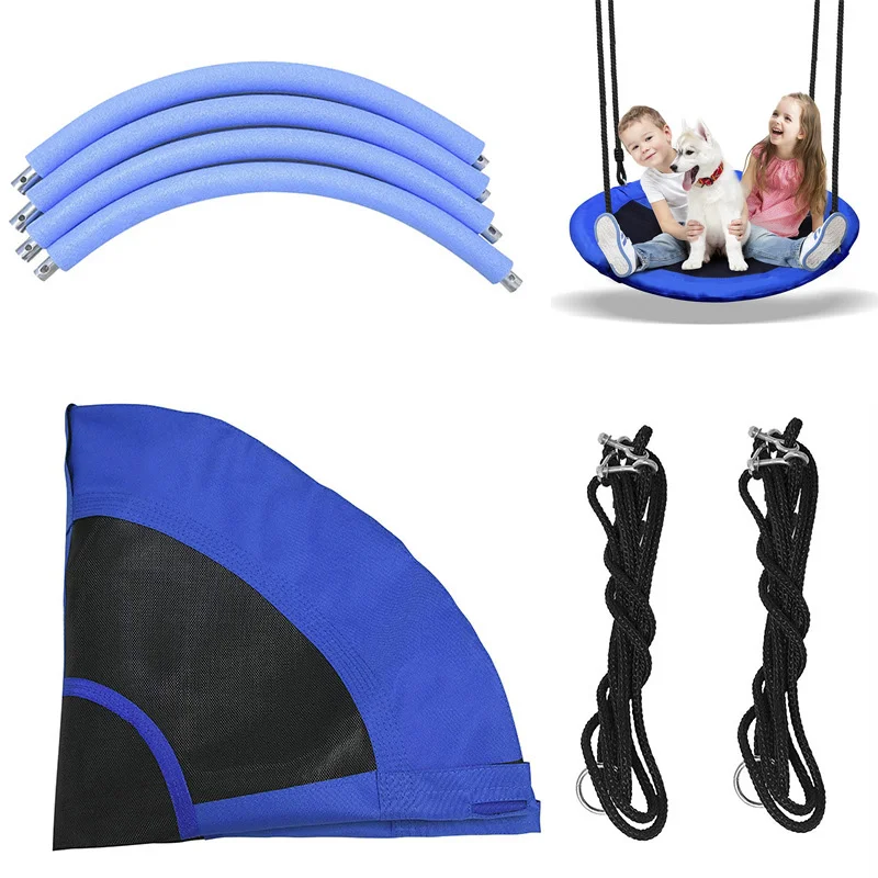 Kids Swing Toys Round Child Safety Hanging Chair Outdoor Large Metal Swings for Children Sports Complex Park Play Equipment 3