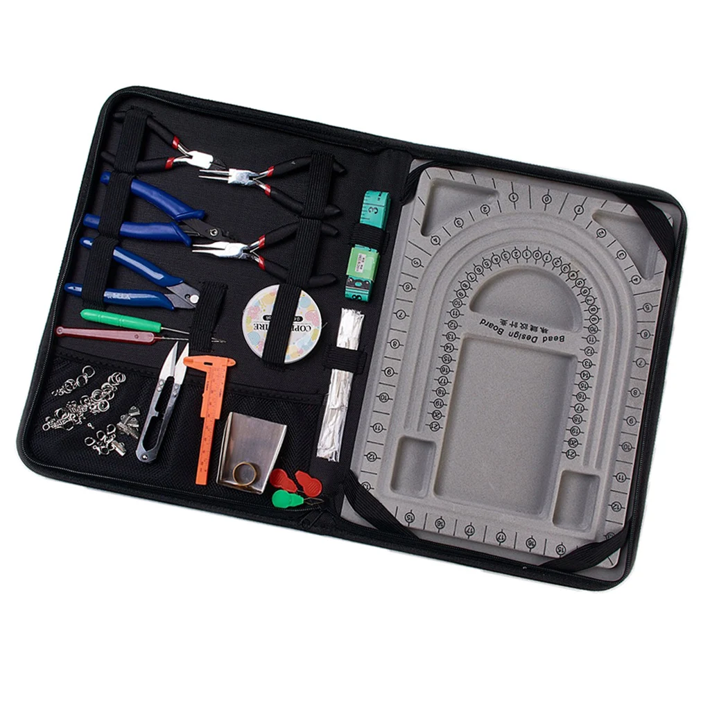 

1 Set Jewelry Making Tool Kit Bead Hand Tools for Hobby Crafts DIY Findings Jewelry Making Tools