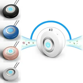 

Portable Mini Air Freshener USB Rechargeable Wearable Freshener Neck Negative Ion Necklace