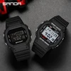SANDA G Style Digital Watch Men Outdoor Waterproof Sports Wrist Watches For Men Running Stopwatch Military LED Electronic Clock 2