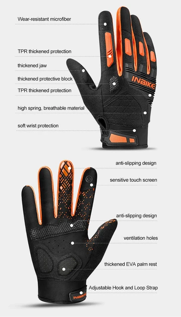 Guanti Ciclismo INBIKE Estivi - Touchscreen, Imbottiti, Traspiranti Per Uomo E Donna - Foto 12