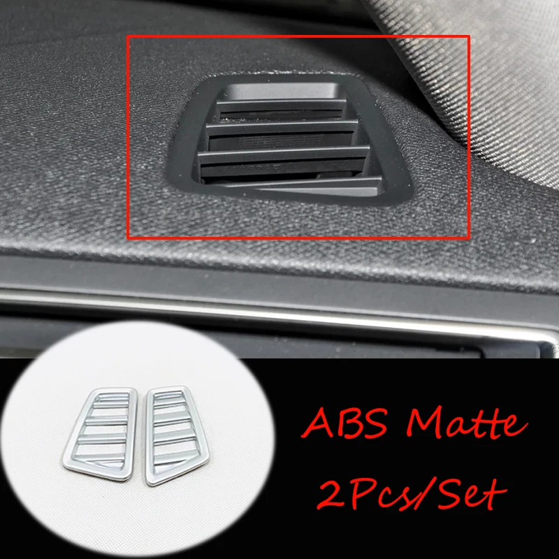 

For Peugeot 508 Allure SW GT Accessories 2018 2019 ABS Matte Car front Small air outlet Decoration Cover Trim Car styling 2pcs