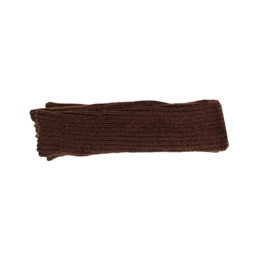 Hand Warm Female Fingerless Arm Warmers Solid Arm Sleeve Arm Cuff Wool Knitted Gloves For Woman Winter Keep Warm High Elastic