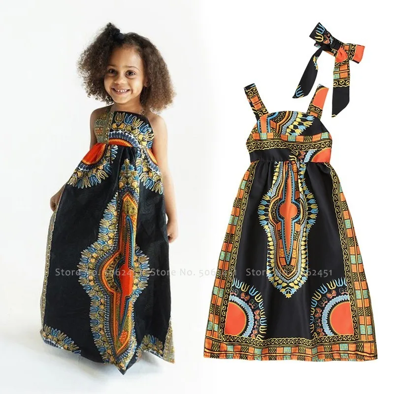 MD 2023 New African Print Dresses For Women Plus Size 3XL 4XL Long Dress  Ankara Dashiki Elegant Lady Boho Robe Party Clothes
