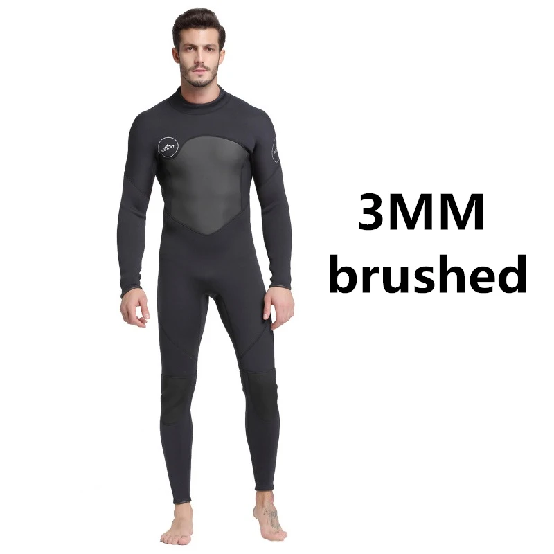 3MM Inner Brushed SBART 1,5 мм 3 мм неопреновый гидрокостюм с длинным рукавом Зимний теплый подводной охоты Дайвинг костюм Trifonction гидрокостюм для триатлона мужская полосатая блузка - Цвет: 3MM Inner Brushed