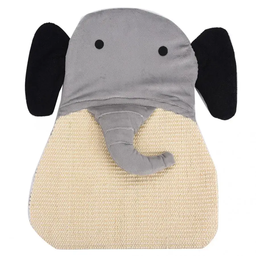 Милая кошачья Подушка-Когтеточка с Когтеточка коврик-Когтеточка интерактивная игрушка - Цвет: Elephant