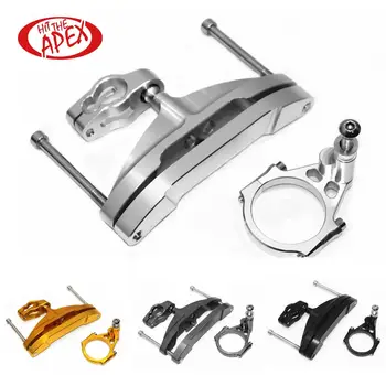 

Motorcycle Stabilizer Steering Damper Bracket Mount Holder Kit Compatible for FZ1 Fazer 2006-2017 CNC Cutting Aluminum Alloy
