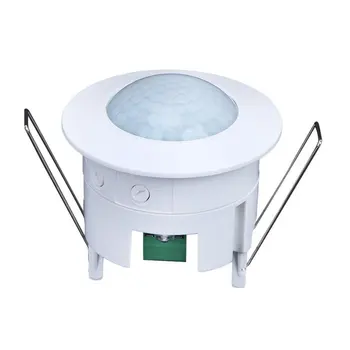 

360 Degree Ceiling 110V / Ac 220V / Ac Inlay Sensor Switch Pir Infrared Motion Sensor Lamp Light Switch