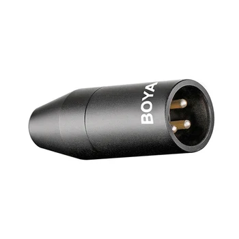 

BOYA 35C-XLR Pro 3.5mm TRS to XLR Output Adapter for Sony Panasonic Camcorder Recorder BY-WM4 Pro Microphone Audio Mixer Adapter