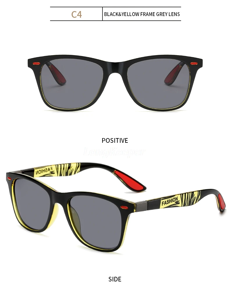 Longkeader, классические поляризационные солнцезащитные очки для мужчин и женщин, фирменный дизайн, квадратные солнцезащитные очки для вождения, мужские очки, Gafas De Sol, UV400