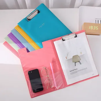 

A4 File Document Bag Pouch Bill Folder Holder Organizer Fastener Office Supplies professional accessories portable File Folder
