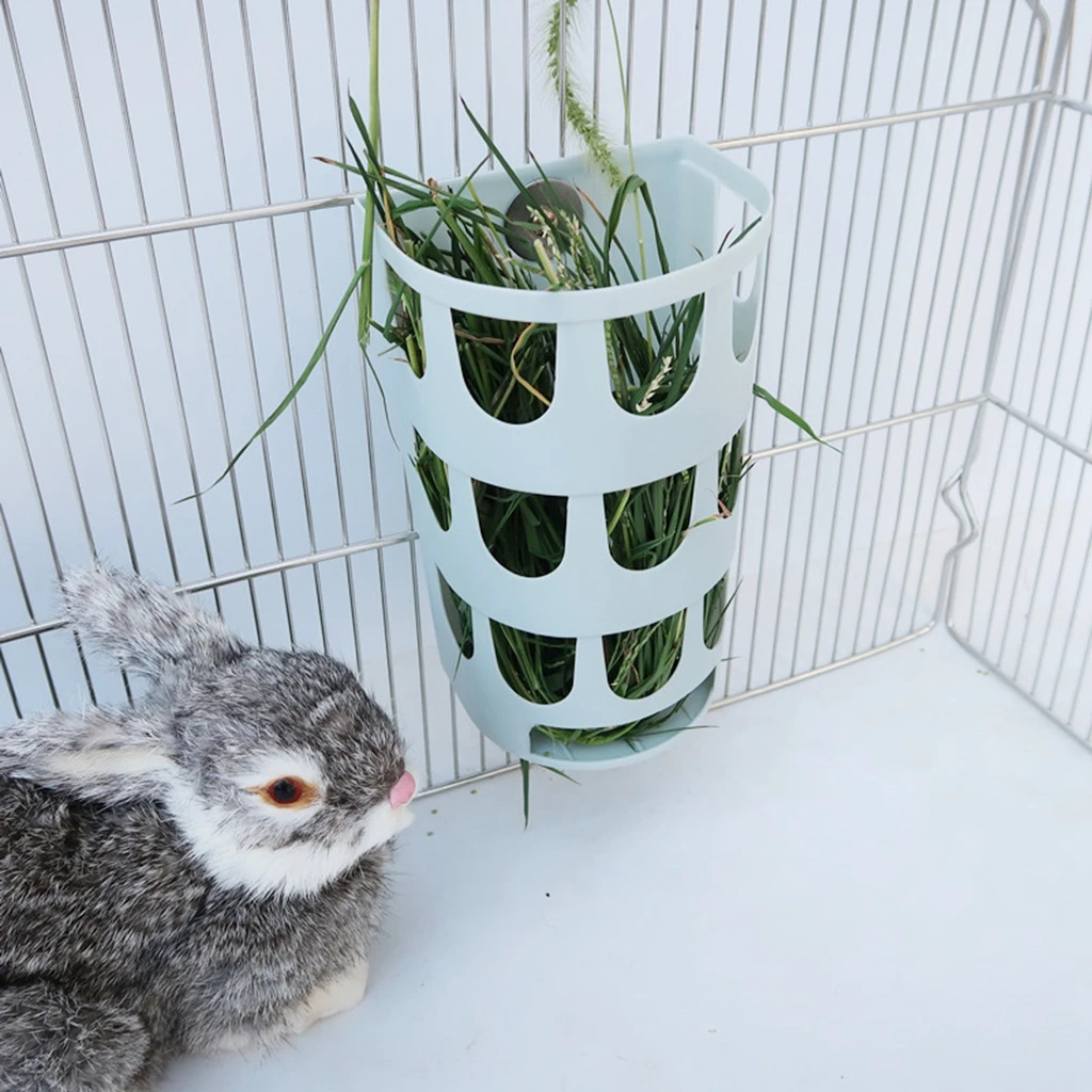 Hay Feeder/ Feeder Rack  - Ideal for Rabbits/Guinea Pigs/Chinchillas/Hamsters - Keeps Grasses Clean and Fresh - Random Color