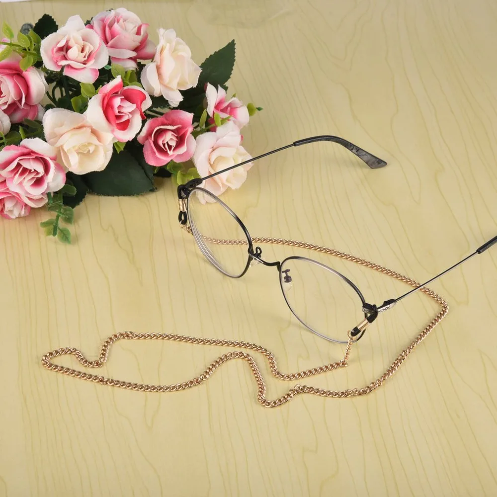Stylish Delicate Metal Eyeglasses Glasses Chain Necklace Eyewear Cord Alloy Neck Strap Holder Cord Gifts Friend