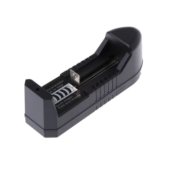 

1pcs New OOTDTY Accessories Battery Charger Universal Rechargeable 3.7V Li-ion EU Plug For 18350 16340 14500